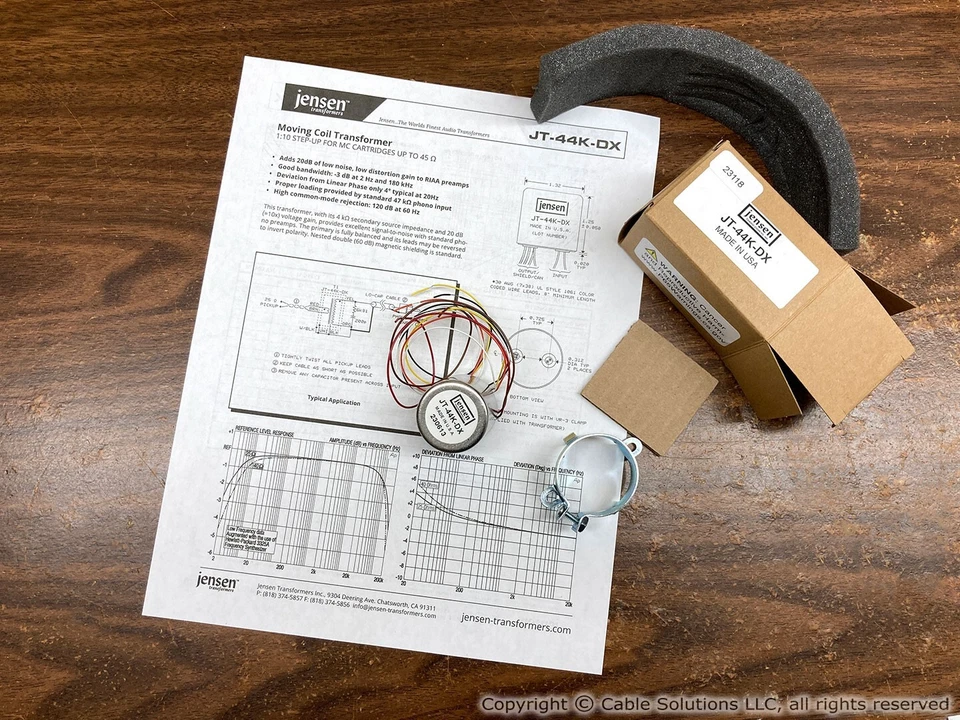 Jensen JT-44K-DX Moving Coil Phono Cartridge Step-Up Transformer SUT - Image 4 of 4
