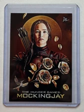 The Hunger Games Limited Edition Artist Signed "MOCKINGJAY" Trading Card 4/10
