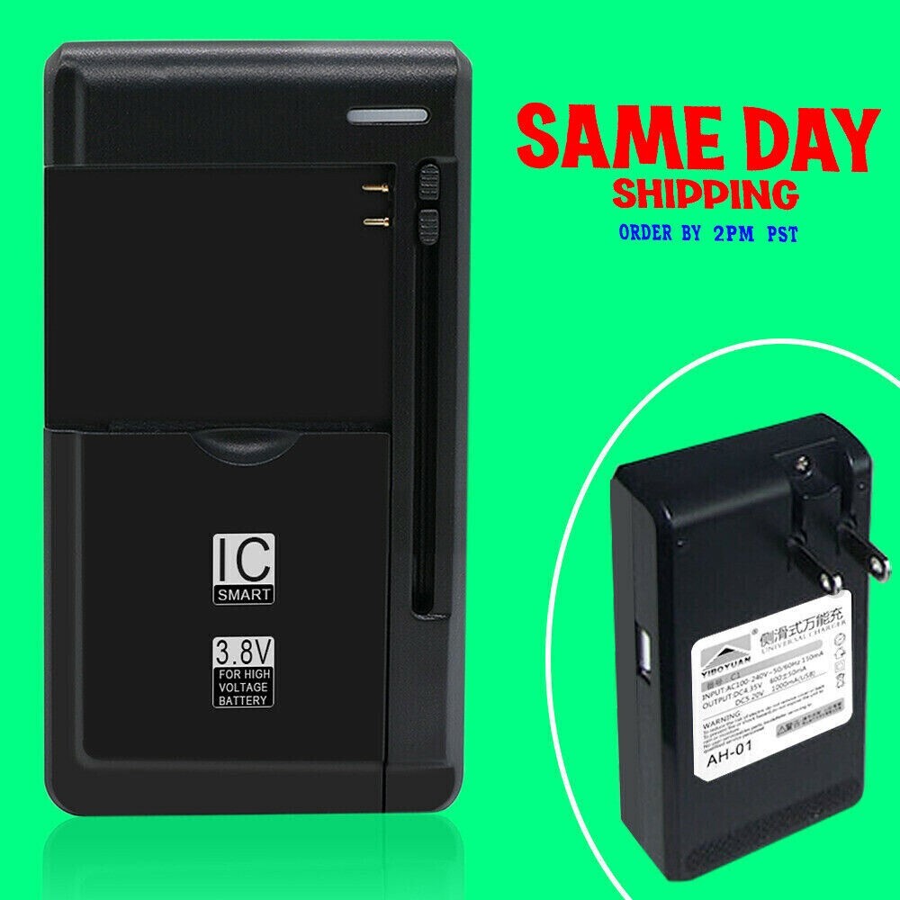 Universal Travel Desktop Wall Battery Charger for Samsung SPH-M370 M370 Phone