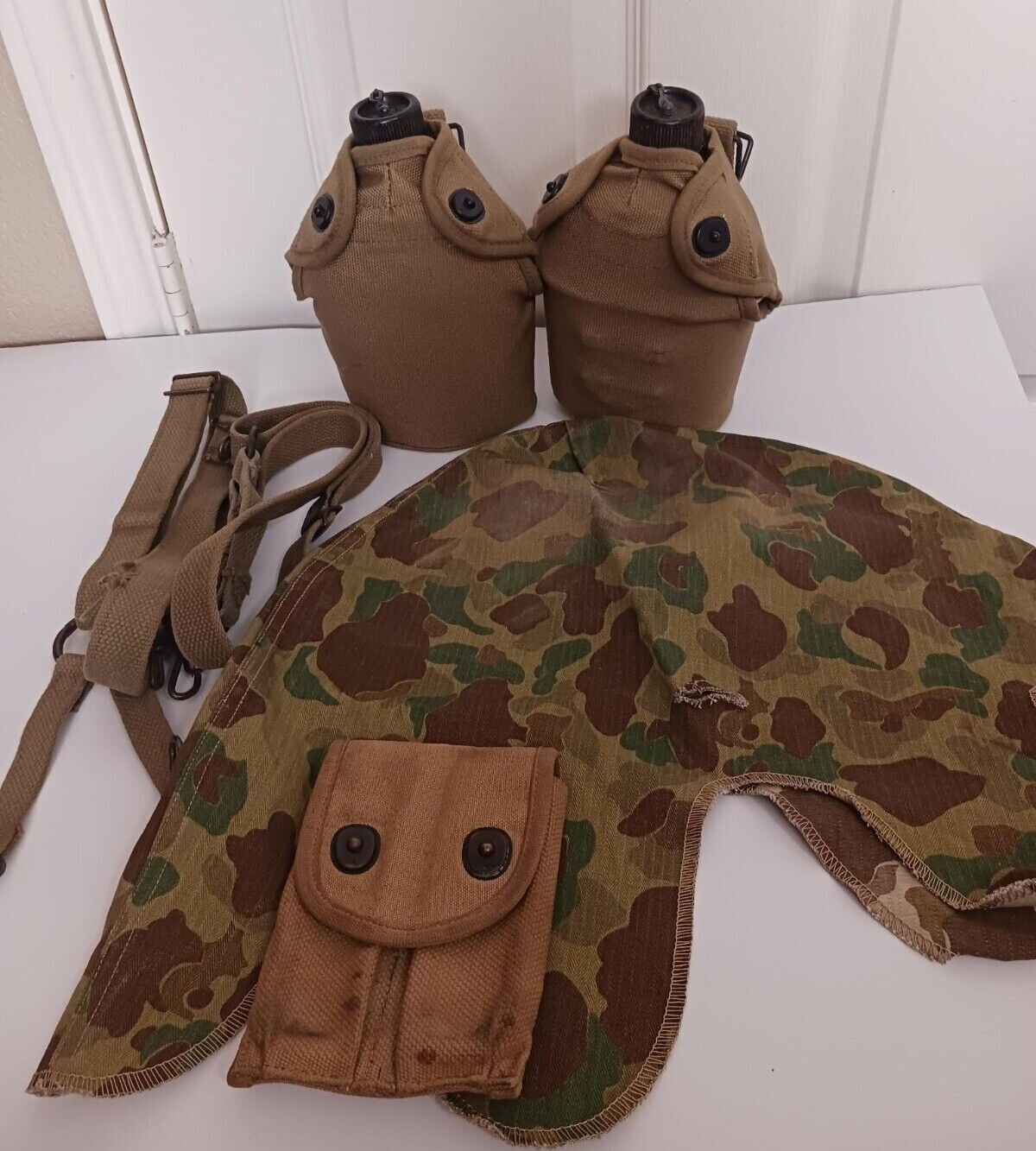 LOT of WW2 USMC EQUIPMENT, Original & Repro, Camo, Marine Corps eBay