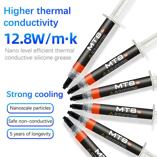 Thermal Paste 12.8W/MK Thermal Compound Conductive Silicone Grease Heat Sink - Afbeelding 7 van 14