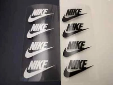 Set of Twelve Nike Iron On DTF Transfers For Soft Garments T-shirt etc.