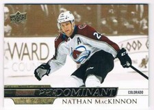 2020-21 UPPER DECK PREDOMINANT GOLD NATHAN MACKINNON COLORADO AVALANCHE #PR-17