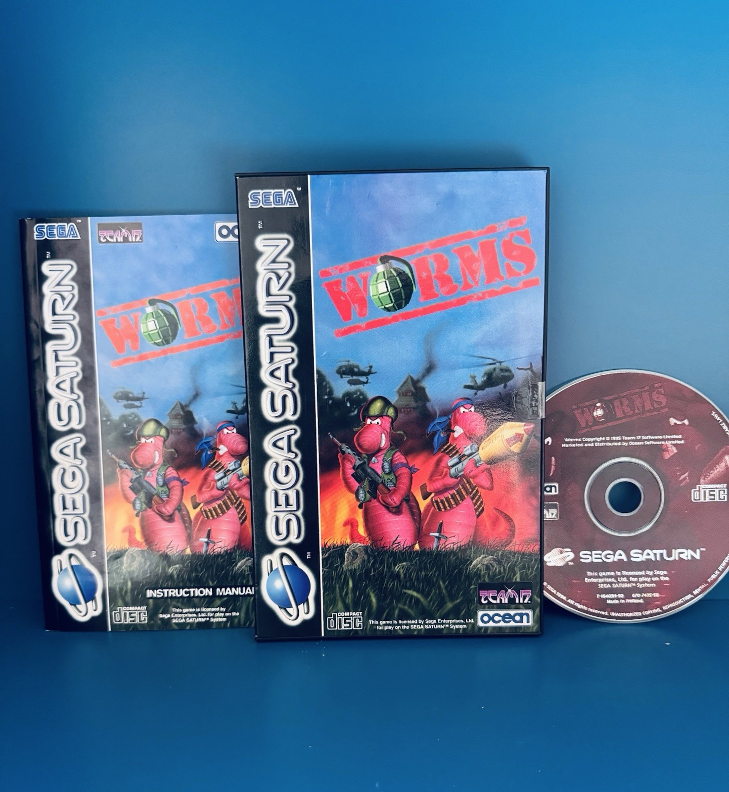 Worms – Sega Saturn – PAL FR – Complet
