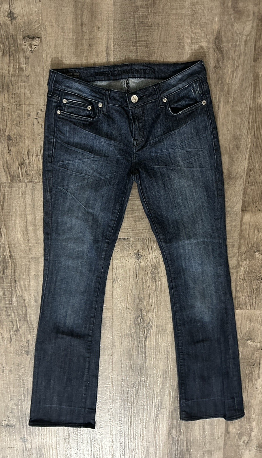 Buffalo David Bitton Blue Jeans Felow Mid Bootcut DARK WASH Size 30