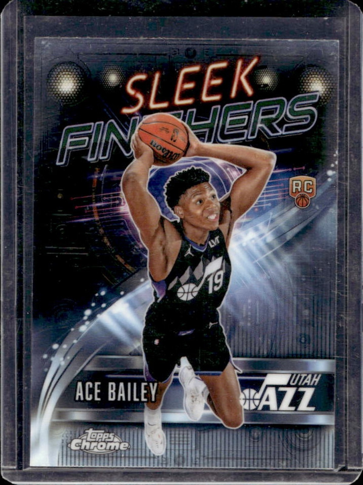 2025-26 Topps Chrome Ace Bailey Sleek Finishers RC Rookie #SF-25 Jazz