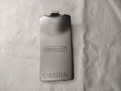 OEM Original Nintendo Gamecube Wavebird Controller Battery Cover Silver