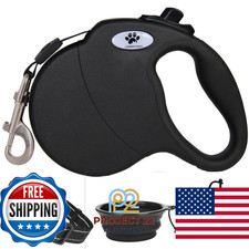CROWN PAWS 16 ft Retractable Dog Leash for Large Dogs up to 110 lbs,Tangle-Free