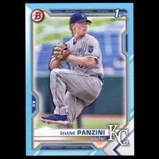2021 Bowman Draft #BD-36 Shane Panzini 1st Prospect Rookie RC Sky Blue SP #/499