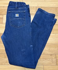 Carhartt Straight Fit Jeans Men's 34x36 34x34 Rugged Flex Denim