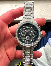 Michael Kors - OROLOGIO OVERSIZE ACCELERATORE 2.0 PAVÉ TONO ARGENTO