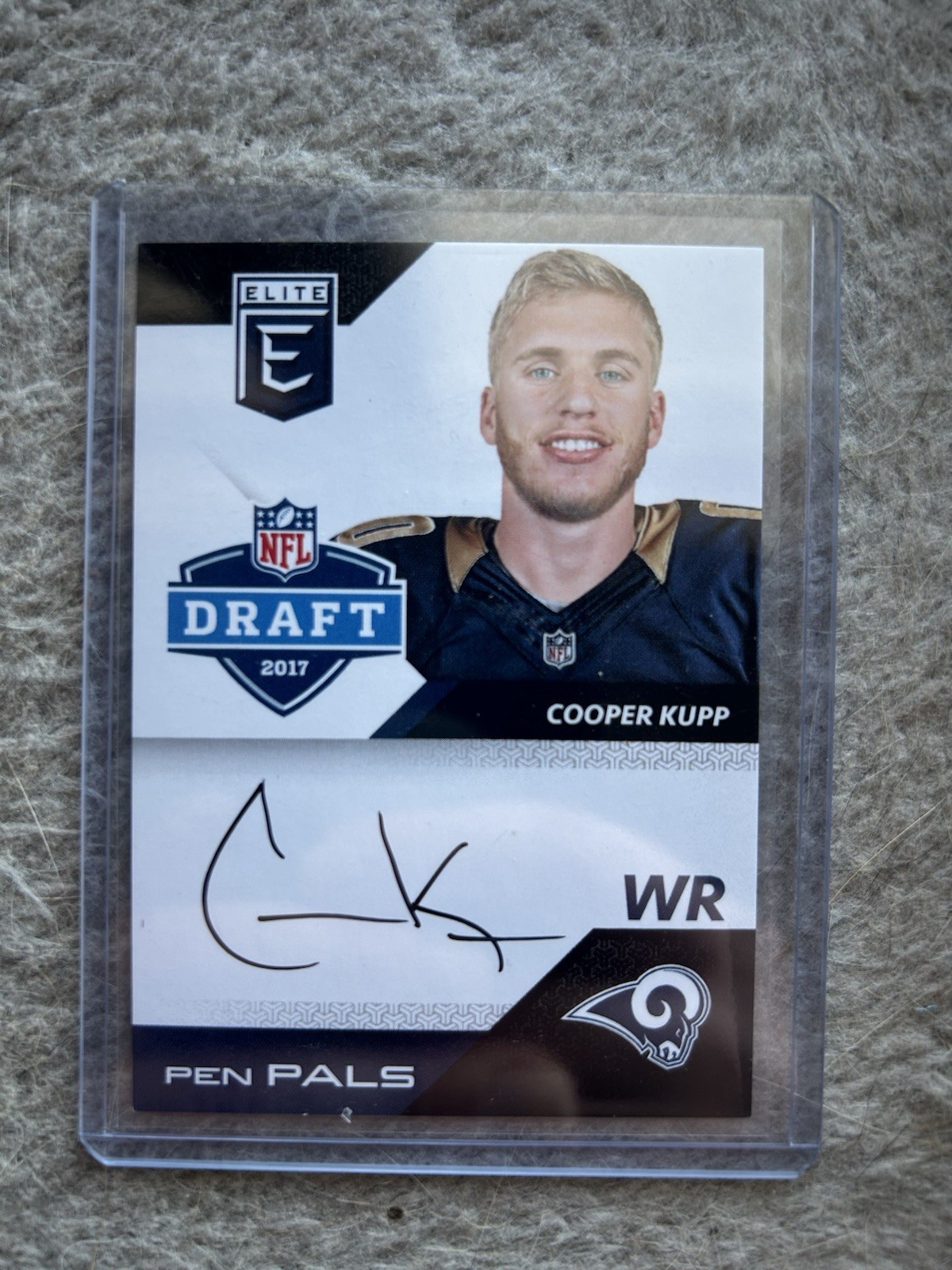 2017 Donruss Elite - Pen Pals Cooper Kupp #PP-CK (AU, RC) Auto Rookie