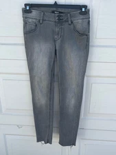 HUDSON Women flap pocket grey skinny size 26