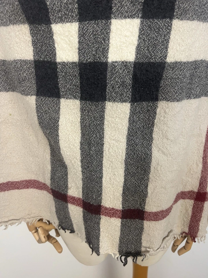 Шерстяной шарф с оригинальным принтом Burberry Children - Изображение 4 из 4