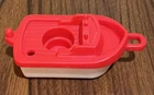 Fisher Price Vintage 1987 Little People Floating Marina #2582 Red and White Boat