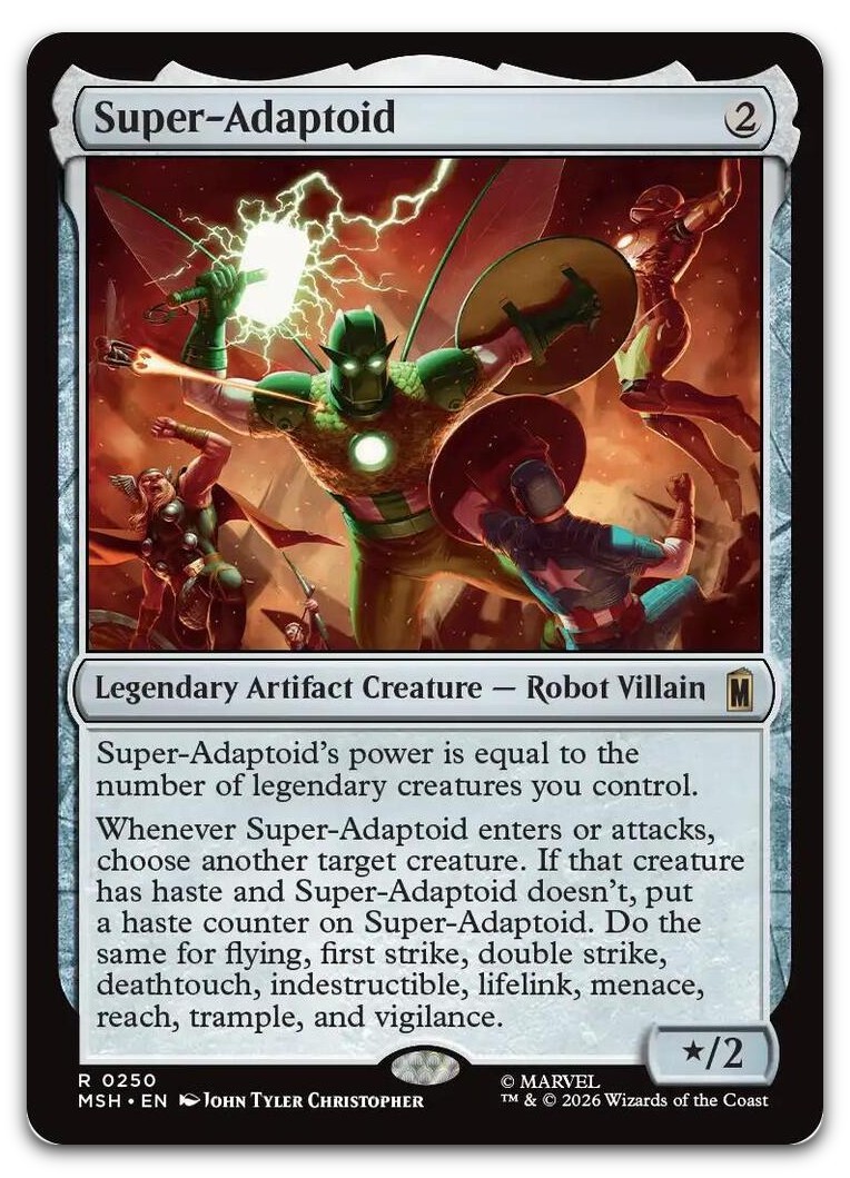 Super-Adaptoid #250 (NM) Marvel Super Heroes MSH Magic MTG | eBay
