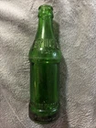 Vintage Bruce Embossed Green Soda Bottle By Coca-Cola Bartow, FLA. Florida ROOT