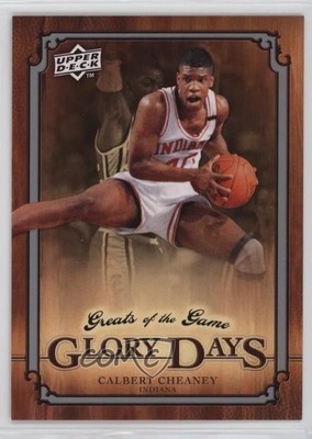 2009-10 Upper Deck Greats of the Game Glory Days Calbert Cheaney #105