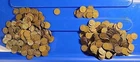 Lincoln Wheat pennies 1918-1958 3.2 lbs Pounds Circulated Bulk Lot
