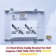 2.5 HDD SSD Hard Drive Caddy Bracket Tray for Dell Inspiron 7460 7560 7472 7572