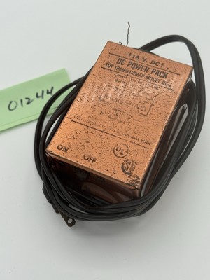 Vintage Aurora Thunder Jet T-Jet HO Slot Car Power Supply Transformer DC-1 WORKS