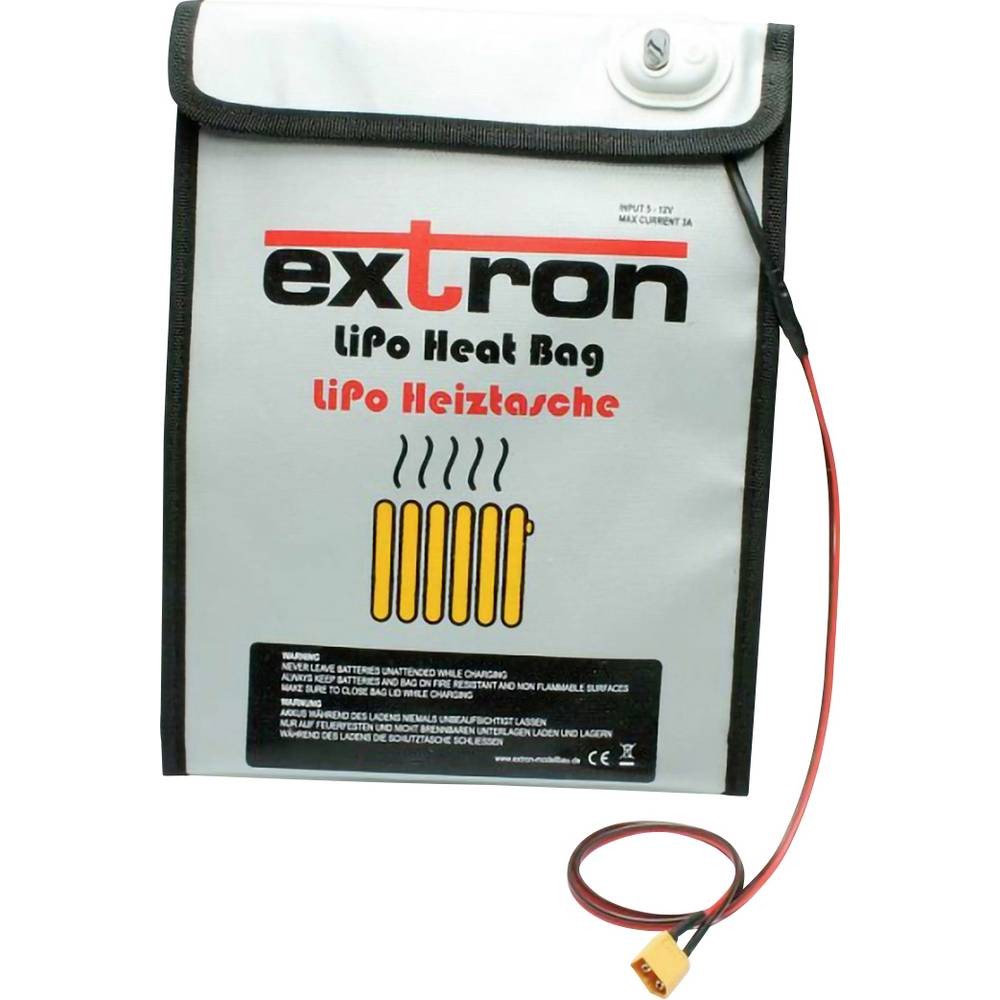 Chauffe-batterie EXTRON Modellbau 15017 pour éviter les pertes de tension en hiver