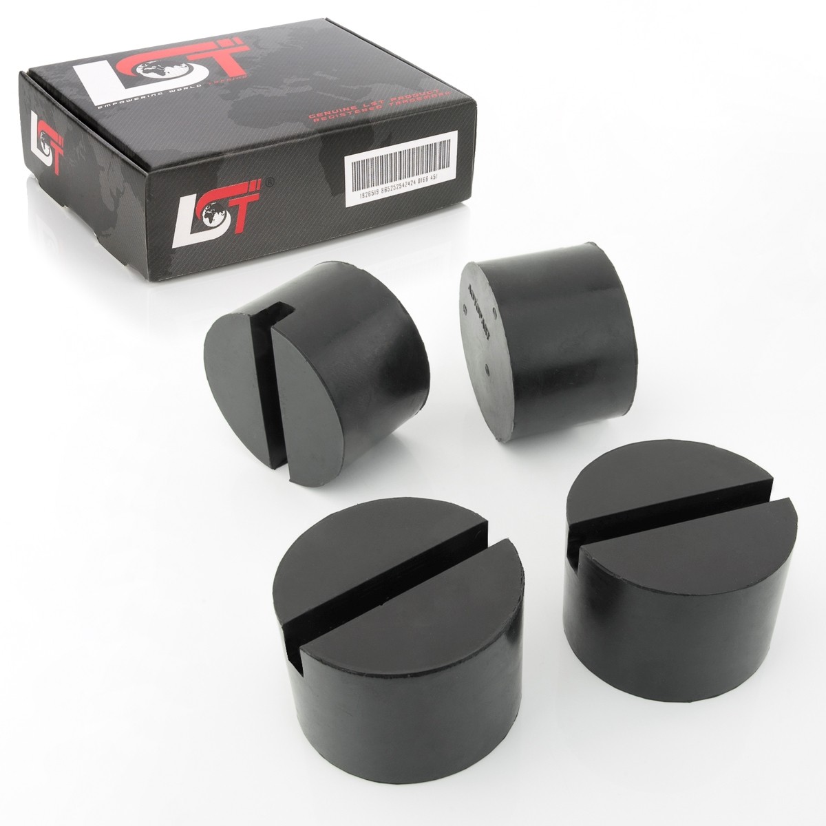 4X Adapter Car Jack Mounting Rubber Pad Ø 75X50Mm For Citroen