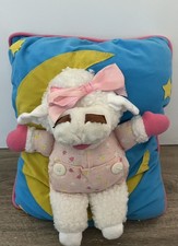 Vintage Collectible Lamb Chop 3D Pillow Plush Toy 1993 By Shari Lewis.