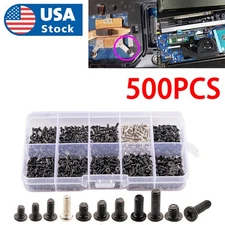 500-Piece Laptop Screw Assortment Kit with Case for HP Dell Lenovo Repair