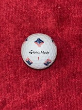 1 TaylorMade TP5x USA American Flag Logo Golf Ball