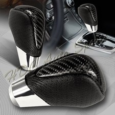 Real Carbon Fiber Pvc Leather Vip Type-2 Manual Mt Shift Shifter Knob Universal Real Carbon Fiber Pvc Leather Vip Type-2 Manual Mt Shift Shifter Knob Universal