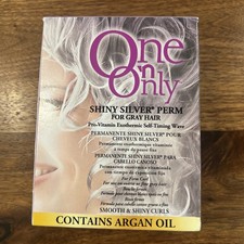 One N Only Shiny Silver Perm for Gray Hair With Argan Oil