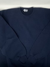 Vintage Russell Athletic Navy Blue Crewneck Sweatshirt Made in Mexico XL 