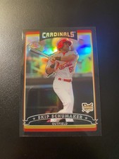 2006 Topps Chrome SKIP SCHUMAKER Black Refractor RC #/549 Cardinals