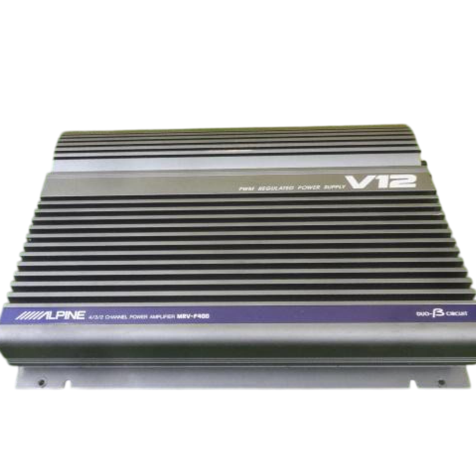 Alpine MRV-F400 V12 4 Channel Car Amplifier 80W x4 160W x2 JDM