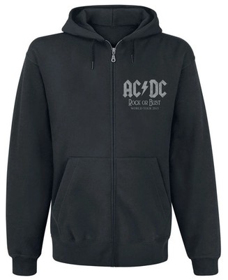 ACDC Kapuzenjacke Herren World Tour 2015 schwarz Band-Merch, Bands