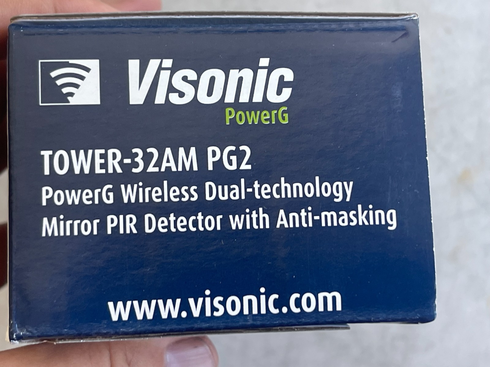 Visonic TOWER-32AM PG2 PowerG Wireless Dual-Technology Mirror PIR Detector NIB