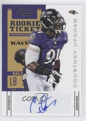 2012 Panini Contenders Ticket Variation /200 Courtney Upshaw Rookie Auto RC 0e1