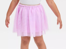 Toddler Girls' Tulle Skirt - Cat  Jack  Light Purple 5T Elastic Waist Knee High