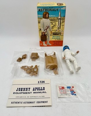 1960年代MARX Johnny Apollo Astronaut フィギュア VINTAGE JOHNNY APOLLO ASTRONAUT ACTION FIGURE ORIGINAL BOX