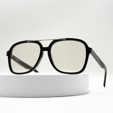 Saint Laurent SL 545 Sunglasses Black Frame Yellow Lens Unisex 58-16-145