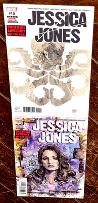Jessica Jones #10 & #11 by Brian Michael Bendis, (2017, Marvel): David Mack!