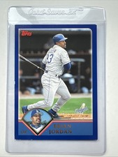 Brian Jordan 2002 Topps #55 Dodgers + Card Saver