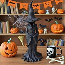 2025 Cracker Barrel Tree Witch Statue Hallowe...