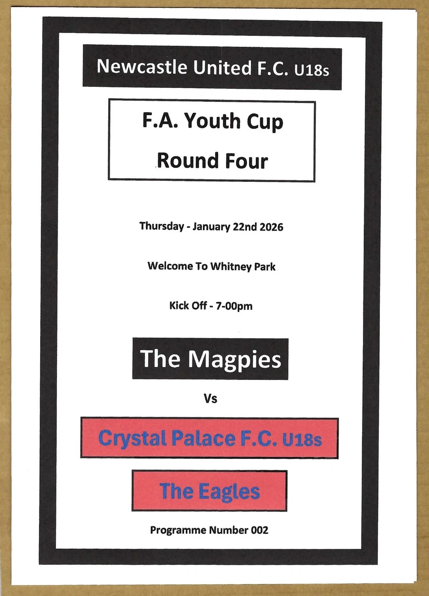 Programme Newcastle United Vs Celta Vigo – UEFA Cup 2006