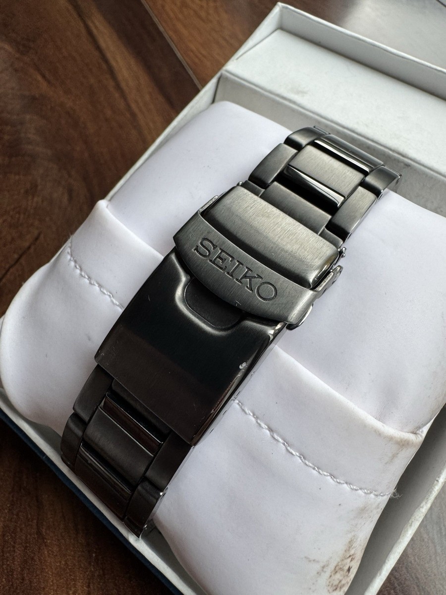 Seiko Sports SNZJ67 Black PVD Automatic Watch 7S36-04X0 Day Date