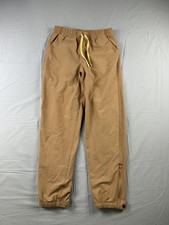 Patagonia Pants Boys Large Beige Joggers Elastic Drawstring Pocket Hiking Youth