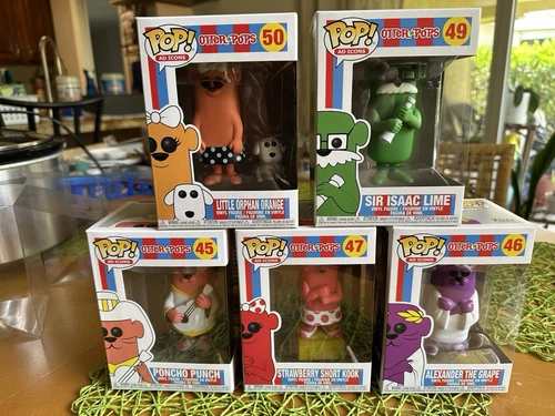 Funko Pop AD Icons Otter Pops Set Of 5 #45, 46, 47, 49, And 50 NEW Condition