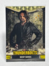 Marketplace image: SUPERFRACTOR Bucky Barnes 1/1 Topps Chrome Marvel Studios Thunderbolts Insert