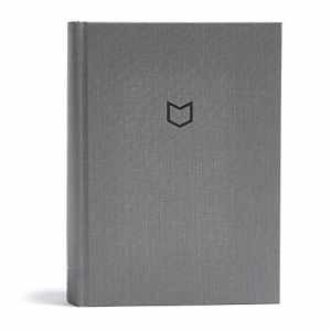 CSB He Reads Truth Bible Hardcover Charcoal Cloth Cover Mens Devotional Study